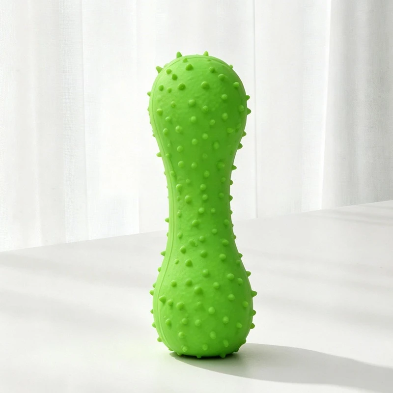 Squeaky latex Molar Stick Prickly Dog Toy Teeth Cleaning Feature Pet Supplies photo 6
