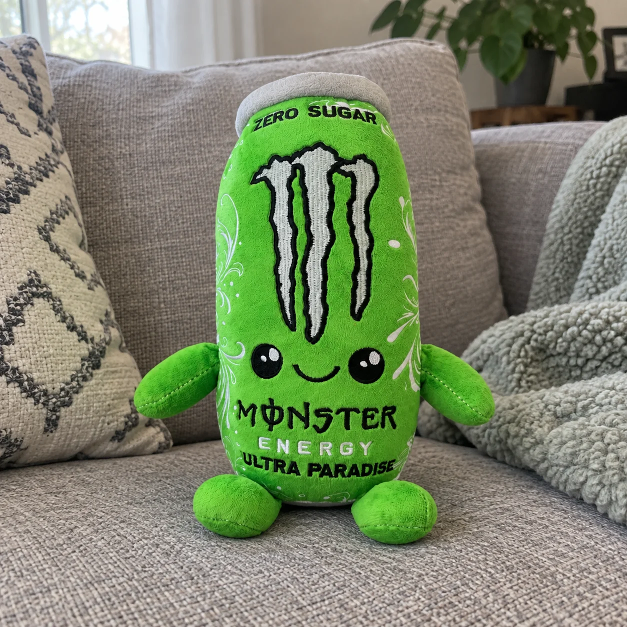 Cute Beverage Can Plush Toy Soft Cartoon Stuffed Doll Can Shaped Plushie Home Desktop Decoration Collectible Birthday Gift photo 2