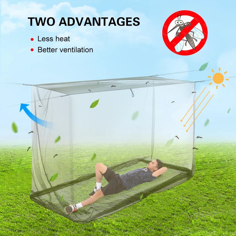 Camping Tent Net Mosquito Mesh Tent Outdoor Net For Camping Hiking Backpacking Backpacking Outdoor Travel Fishing Hiking Picnic photo 2