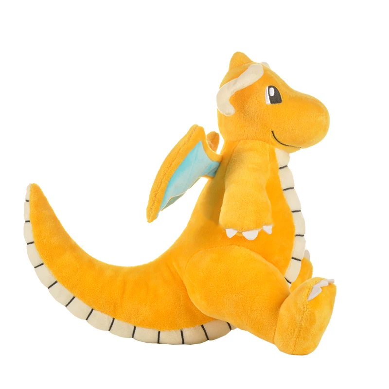 Anime Kawaii Dragonite Stuffed Toys Cartoon&Cute Plush Dolls Throw Pillow Birthday Gift for Kids Friends Boys Home Decoration photo 5