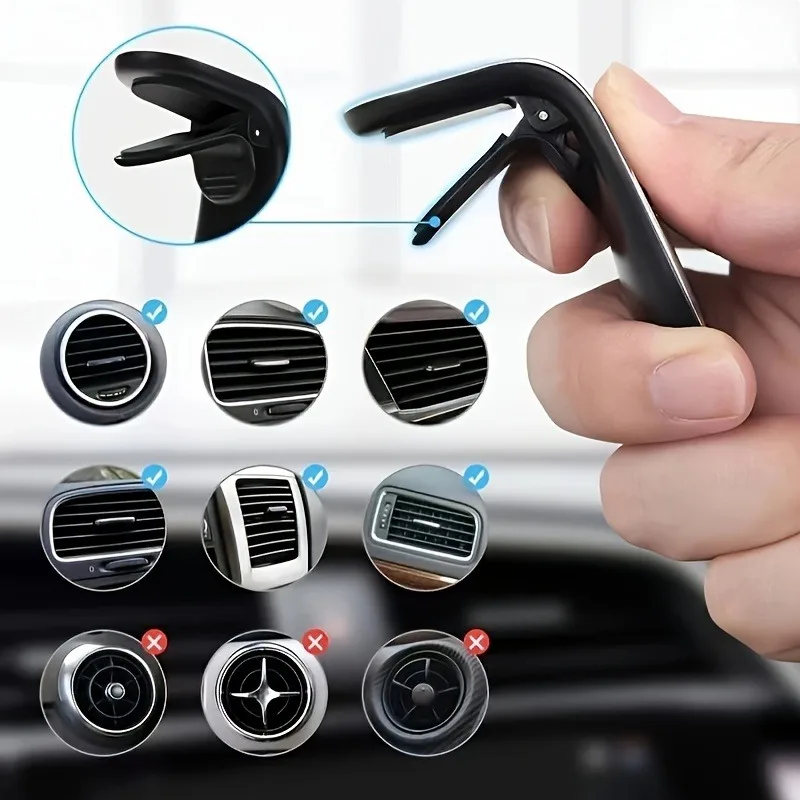 Magnetic Car Phone Holder Universal Air Vent Car Phone Mounts photo 4
