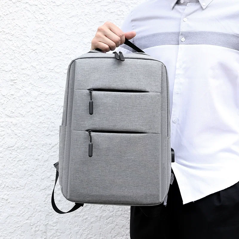 New Men's Backpack Upgrade Commuter Business Travel Backpack USB Charging Interface Large Capacity Tablet Storage Backpack photo 3