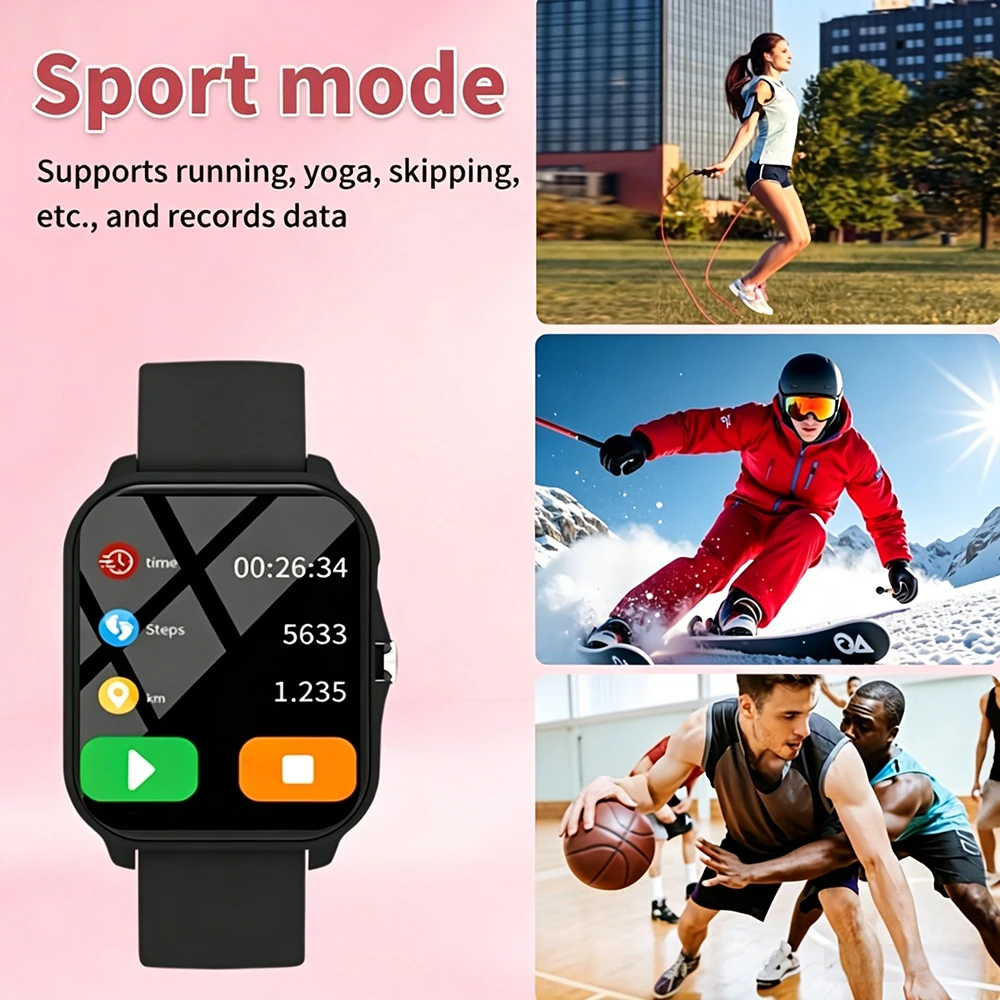 2026 New Smartwatch, 1.83-inch HD Full Touchscreen, Supports Calls/Message Notifications, Multiple Sports Modes, Music Playback photo 6