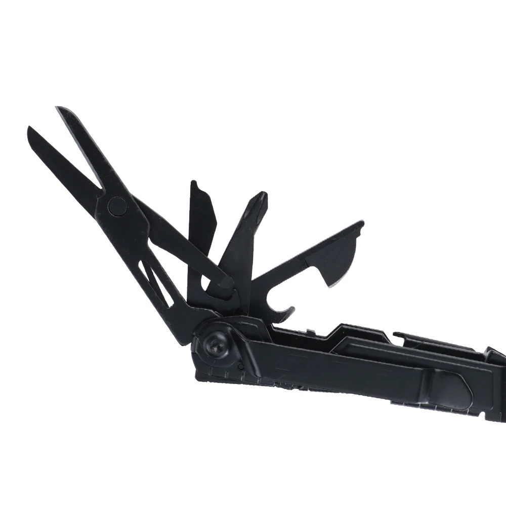 SOG PowerLitre 19 Functions Compact Multitool EDC 5 Inch Lightweight Stainless Steel Multifunctional Pliers W/ Folding Knife Wire Cutter Magnetic Bit Holder Corkscrew For Survival Hiking Home DIY Outdoor Emergency Repair Portable Hand Tools W/ Pocket Clip photo 4