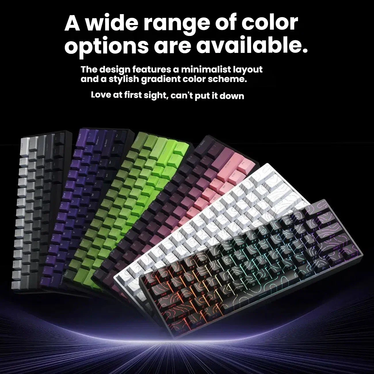 K61 USB Mini Mechanical Gaming Wired Keyboard Hot-Swappable Mechanical Keyboard Detachable Cable photo 5