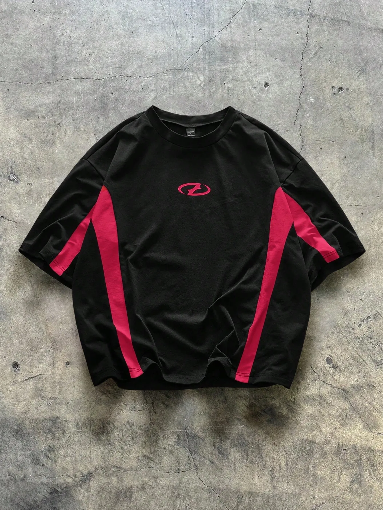 2026 Summer New Product European and American Men's Summer Minimalist 3D Letter Printing Comfortable and Breathable Round Neck T photo 4