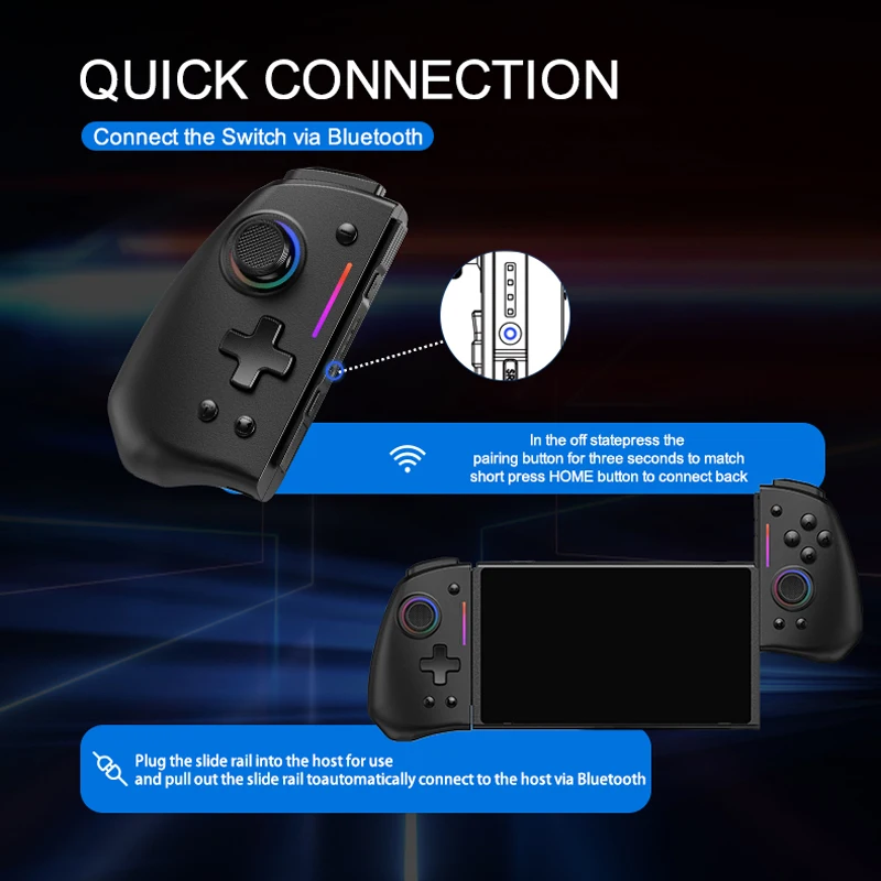 Wireless Controller Bluetooth Gamepad For Nintendo Switch & OLED & Lite Control Game Pad Accessories Hall Command Gaming Mando photo 3