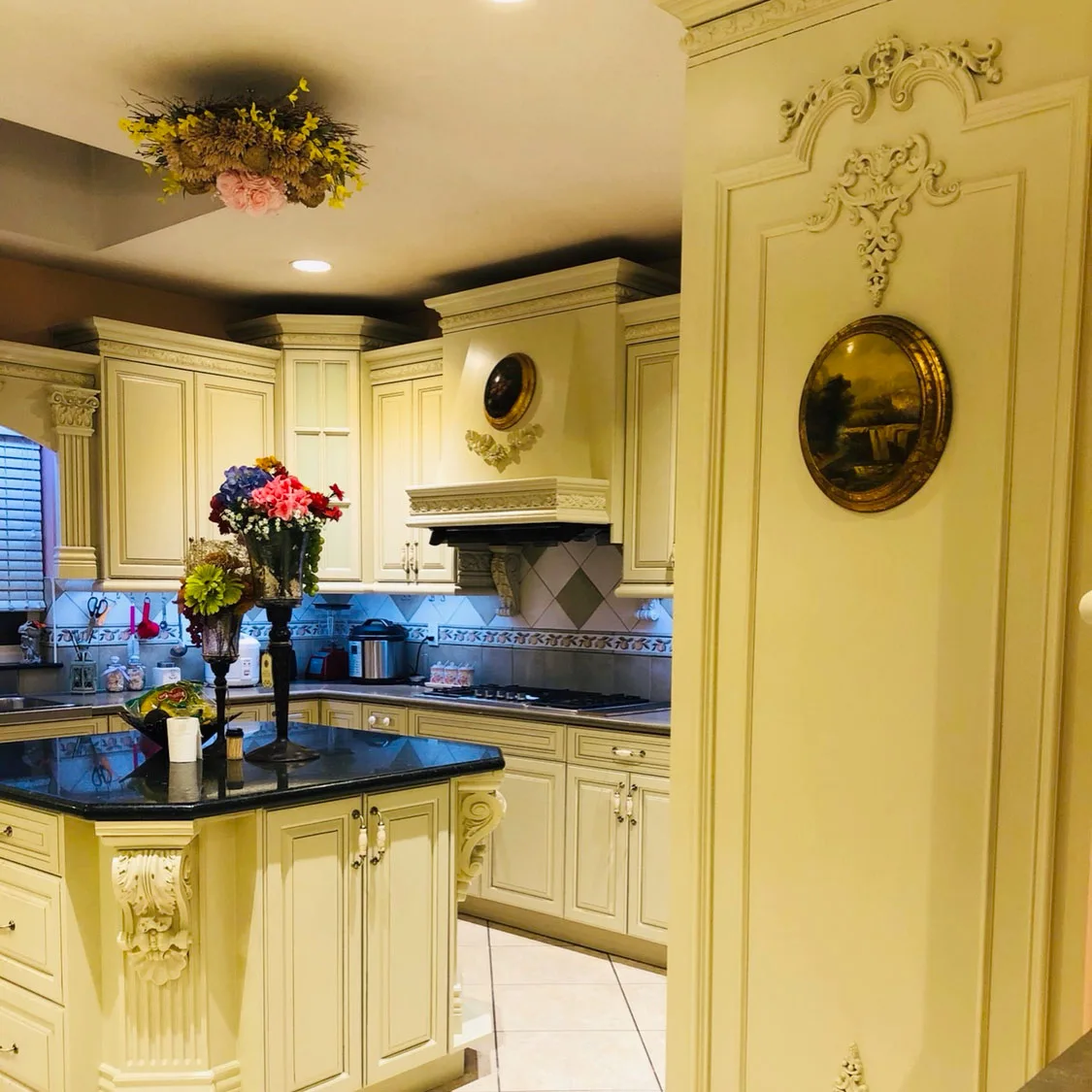Antique Wood Molding Onlays Capital Furniture Appliques European Style Background Wall Decoration Home Decoration Accessories photo 4