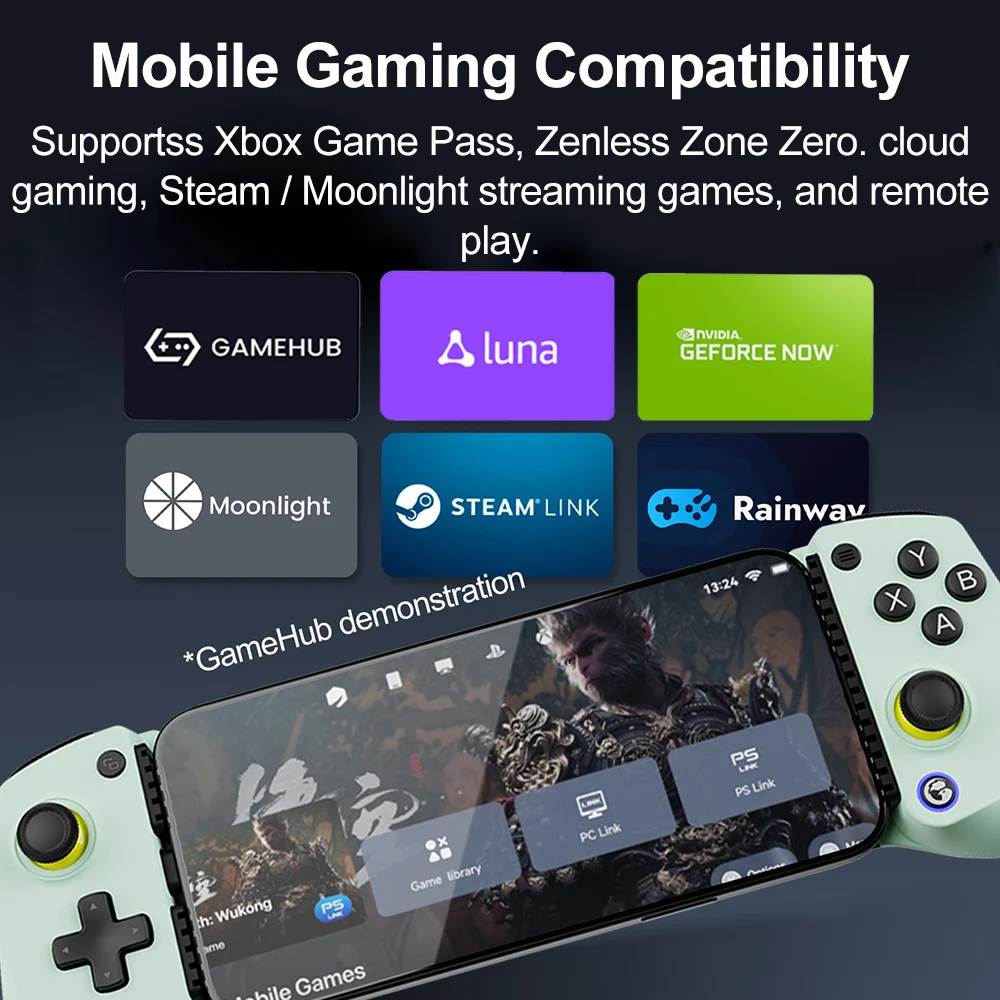 GameSir X5 Lite Mobile Phone Gamepads for iPhone 16 15 Series iPad Mini Android Tablet Controller Hall Effect Joysticks Design photo 3