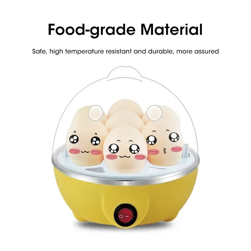 Electric Egg Cooker Single Egg Boiler Mini Steamer Kitchen Steamed Rapid Breakfast Cooking Appliances Kitchen Cooking Machine photo 4