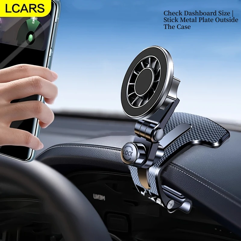 Multi Angle Adjustable Car Mount Holder for Phone Cool Dashboard Clip Universal Rotation Mobile Navigation Stand Car Accessories photo 1