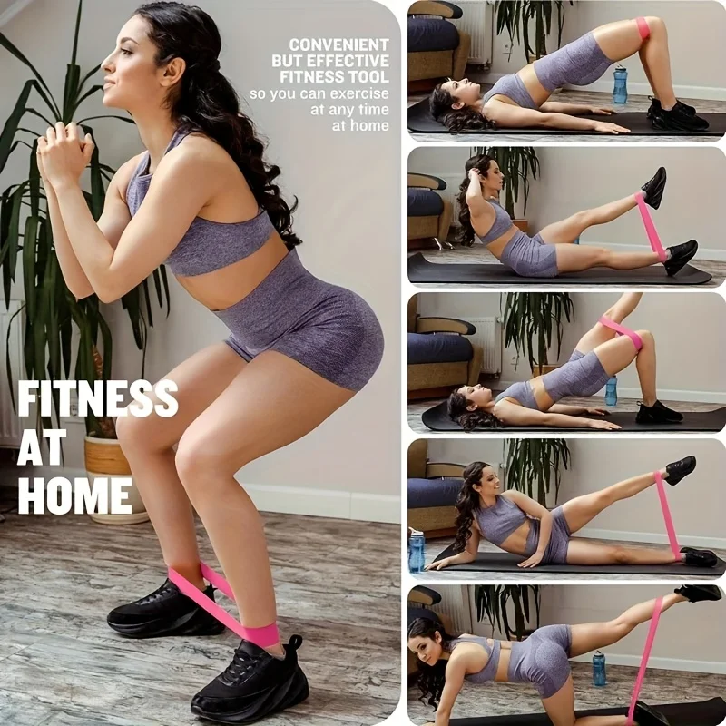 11pcs Home Gym Leg & Hip Toning System - Resistance Bands & Ankle/Thigh Trainer Set with Adjustable Tension Levels photo 4