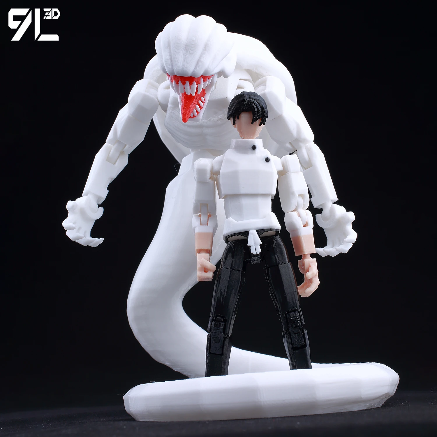9L3D Printed Jujutsu Kaisen Mahoraga Figure Dummy13 Lucky13 Multi-Jointed Poseable Anime Model Collectible Toy Gift photo 4