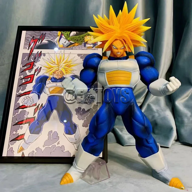 In Stock 25cm Anime Dragon Ball Z Super Trunks Action Figure PVC Super Saiyan Gotenk Figures Collection Model Toy Gifts photo 1