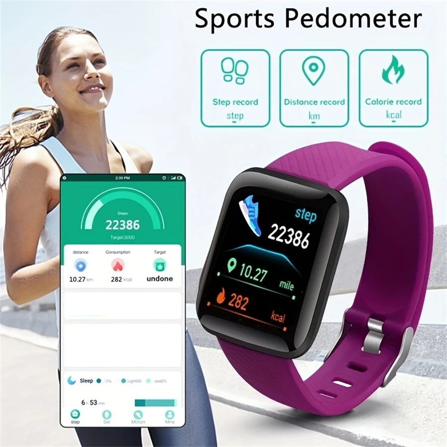 Smartwatch Men Women Wristwatches Smart Watch Message Fitness Monitor Bracelet Birthday Gift Electronic Clock For Android IOS photo 3