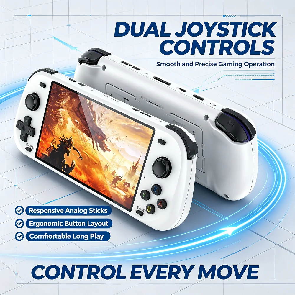 NEW R50S Consolas 5.1-inch 854*480 HD Screen Video Gaming Player 4200mAh Battery Retro Handheld Game Console Dropshipping photo 5