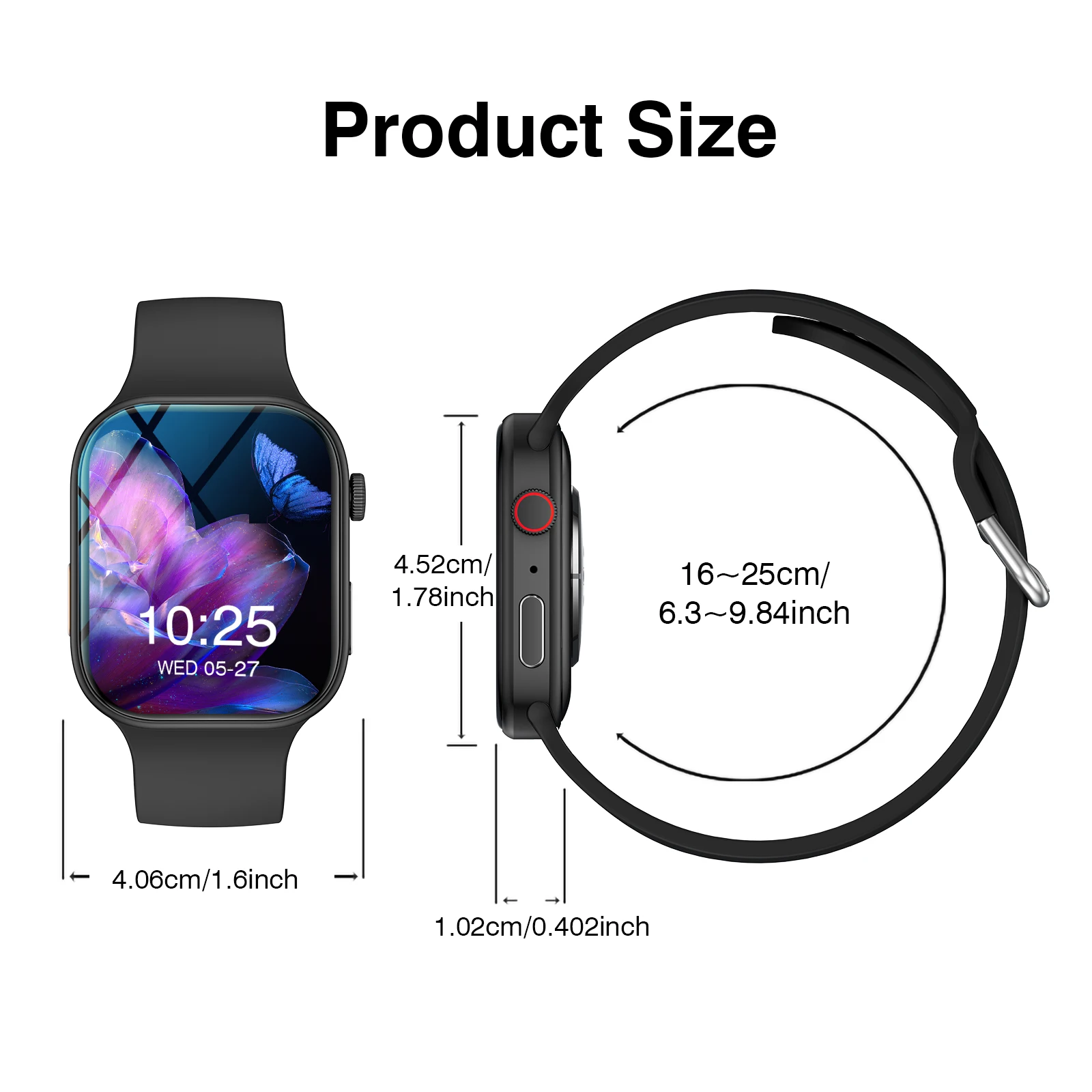 2026 New Smart Watch, Wireless Call, Outdoor Fitness Tracker, Sports Mode, Steps, Sedentary Reminder,  Music Control, Suitable for Android & Iphone,Christmas/New Year/Birthday Watch Gifts photo 2