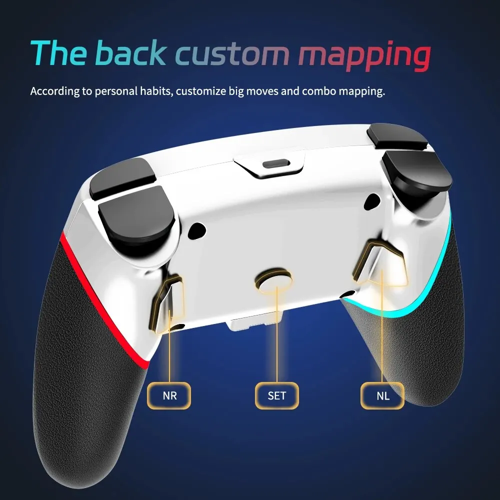 Wireless Switch Controller Compatible with Switch/Lite/OLED Remote Supports Multi-Platform with Turbo, Wake-up Function photo 5