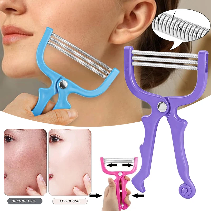 High-Quality Handheld Facial Hair Remover Manual Removal Epilator Beauty Shaving Threading Tool For Women Adults Beauty Epilator photo 2