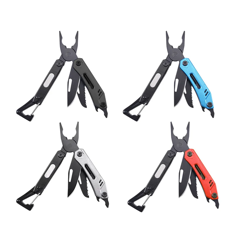 Multitool, 9-in-1 Stainless Steel Multi Tool Pocket Knife with Screwdriver Self-locking Multitool Pliers Survival photo 5