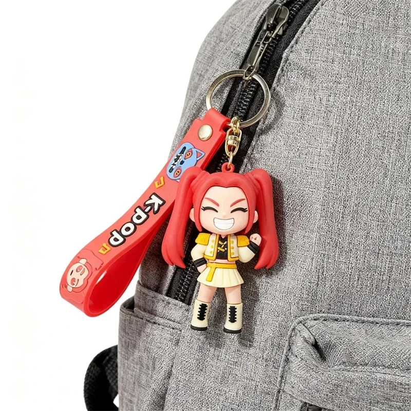 Hot Anime Movie Rumi Mira Zoey Girls Derpy Keychains Doll Cute Tiger Action Model Toy Collection Christmas Gifts In Stock photo 3