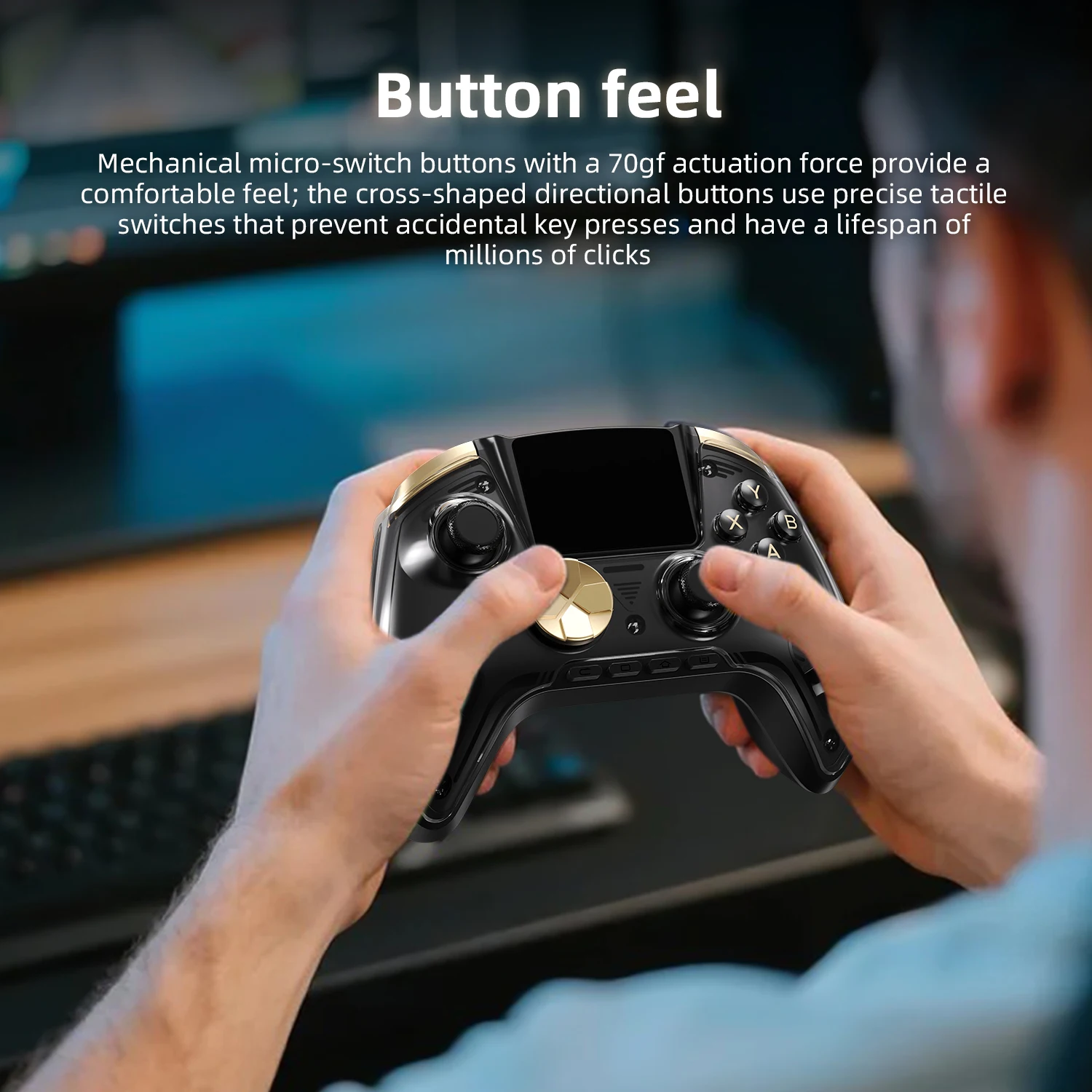 Anbernic RG G01 / RG P01 Retro Games Controller Hall Effect Triggers XBOX Gamepad for PC Android IOS Steam Linux Supports Bluetooth 5.3/Wired/2.4G Wireless photo 5