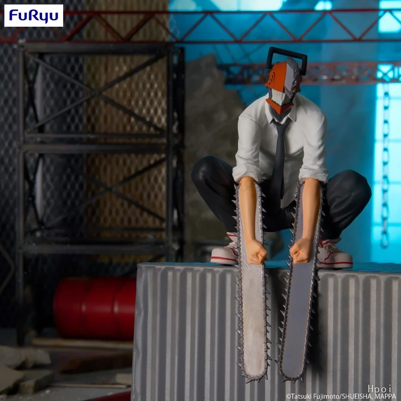 14cm Chainsaw Man Anime Figure Power/Denji Action Figure PVC Chainsaw Man Noodle Stopper Figurine Adult Collection Model Toys photo 5
