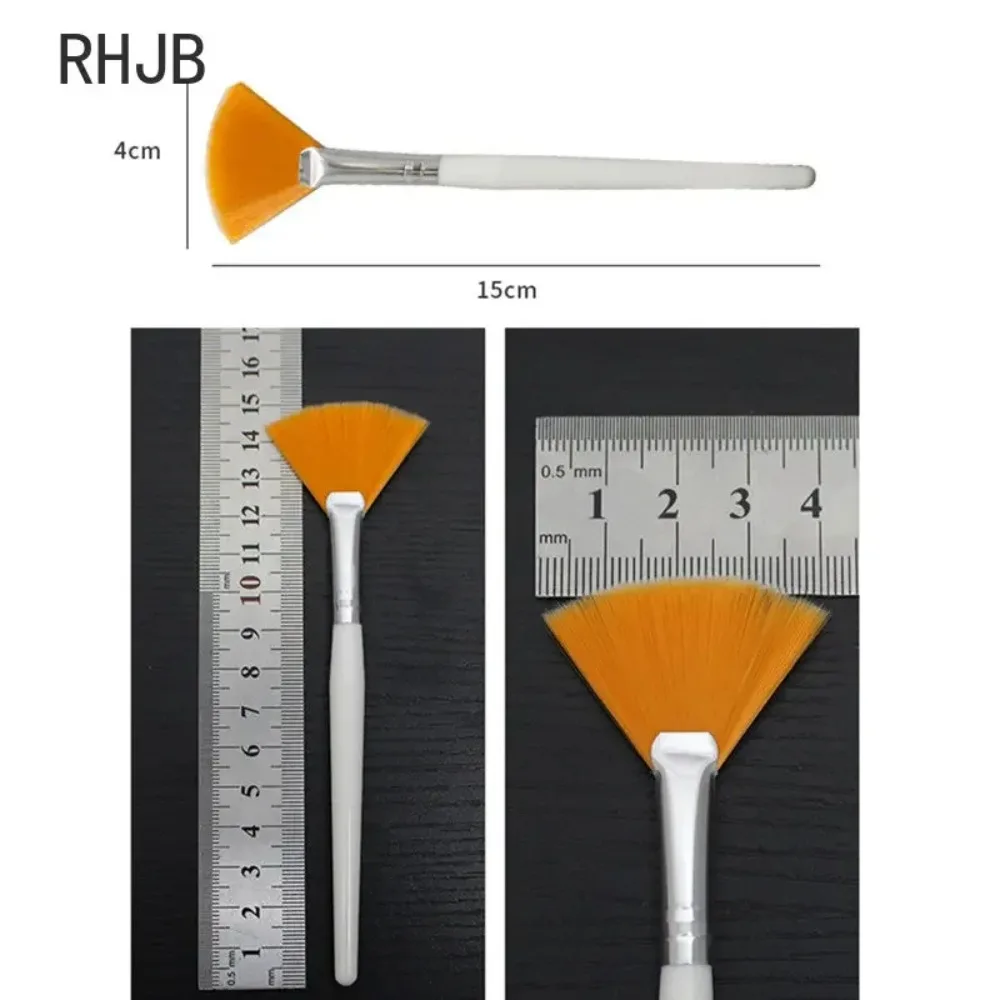 10/50Pcs DIY Face Mask Brush Set Soft Applicator Brushes Makeup Tools Includes Soft Fan Facial Brushes Acid Applicator Brush photo 2