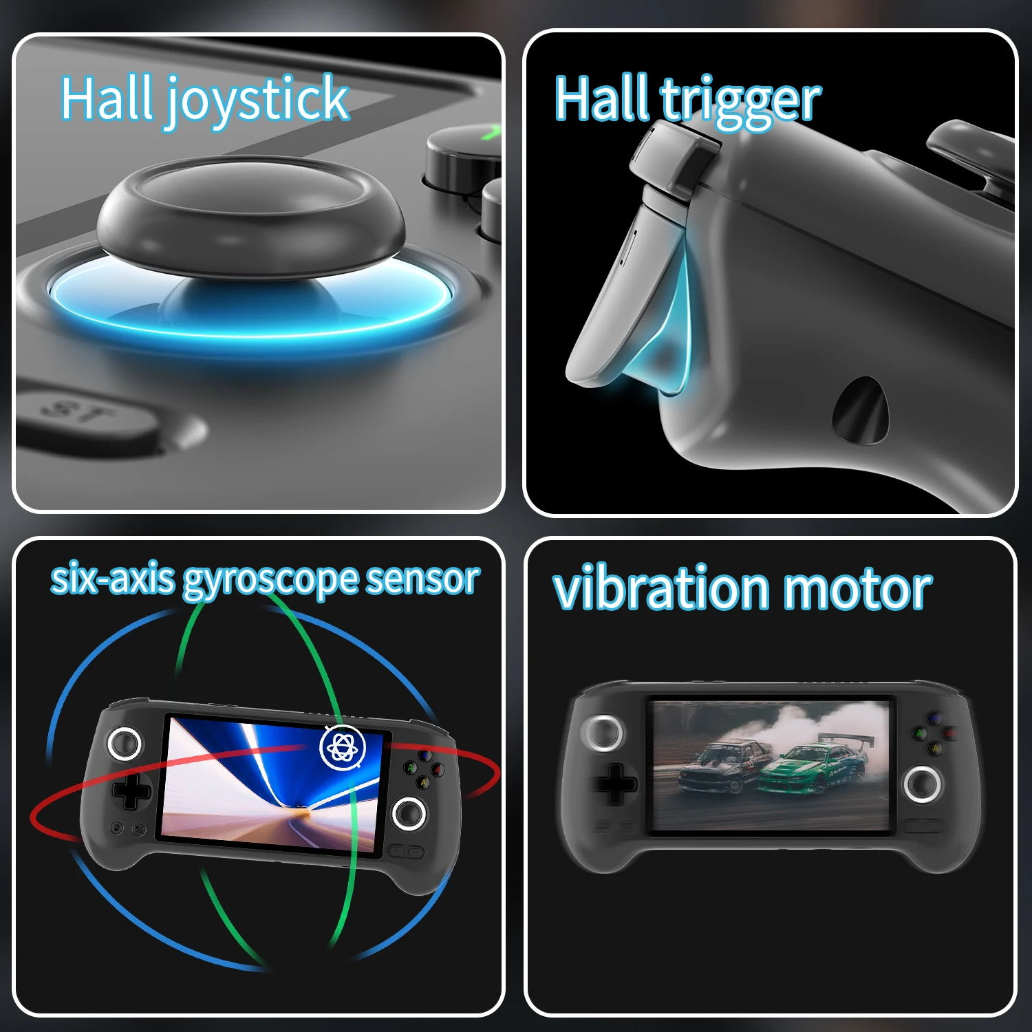 ANBERNIC RG556 Retro Handheld Game Android 13 5.48 inch Touch OLED Screen Support DP WiFi Bluetooth Hall Rocker Battery 5500mAh photo 5