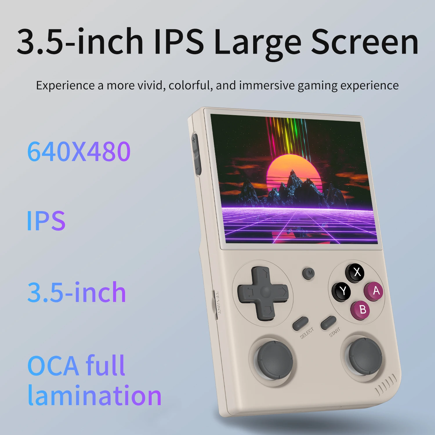 BATLEXP G350 Handheld Game Console 3.5'' IPS Screen Linux System Dual Joystick Vibration Motor Retro Portable Video Console Gift photo 3