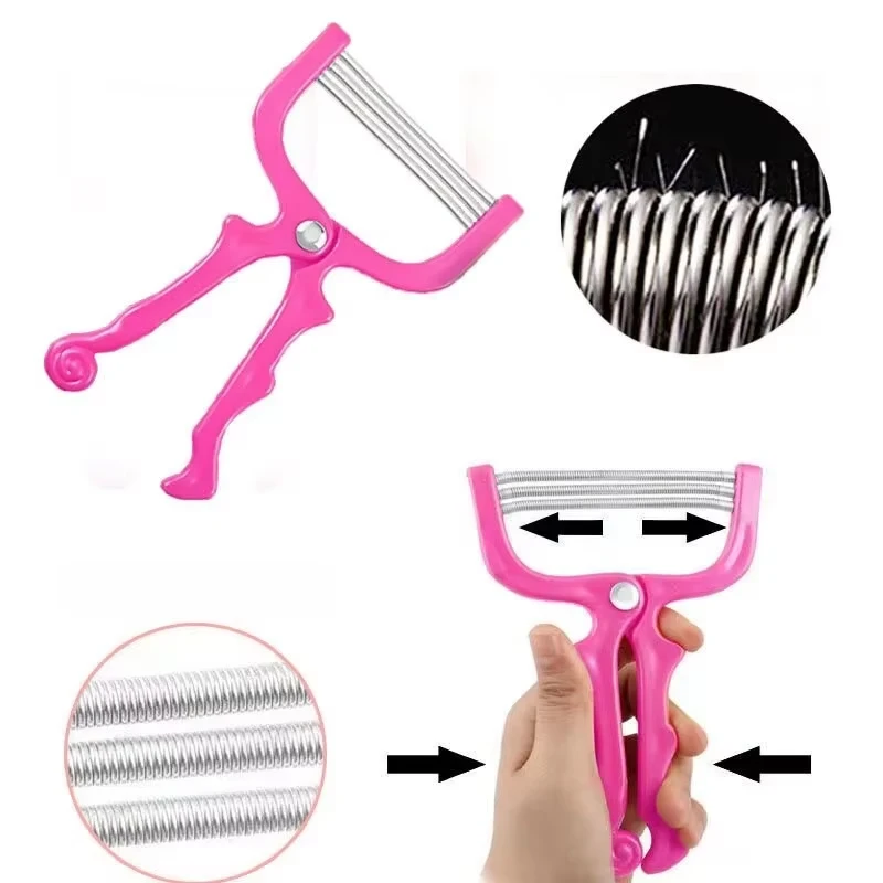 High-Quality Handheld Facial Hair Remover Manual Removal Epilator Beauty Shaving Threading Tool For Women Adults Beauty Epilator photo 5