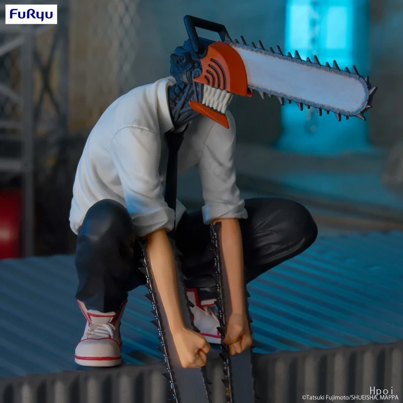 14cm Chainsaw Man Anime Figure Power/Denji Action Figure PVC Chainsaw Man Noodle Stopper Figurine Adult Collection Model Toys photo 3