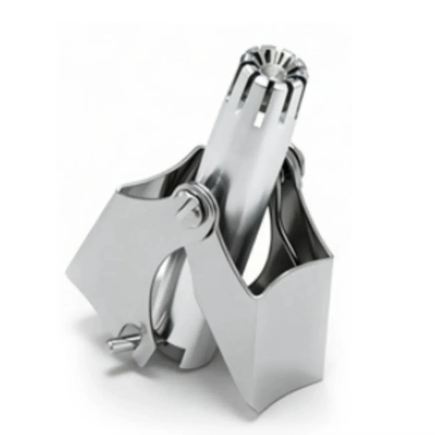 Stainless Steel Manual Nose Hair Trimmer Washable Unisex Nasal Grooming Tool photo 6