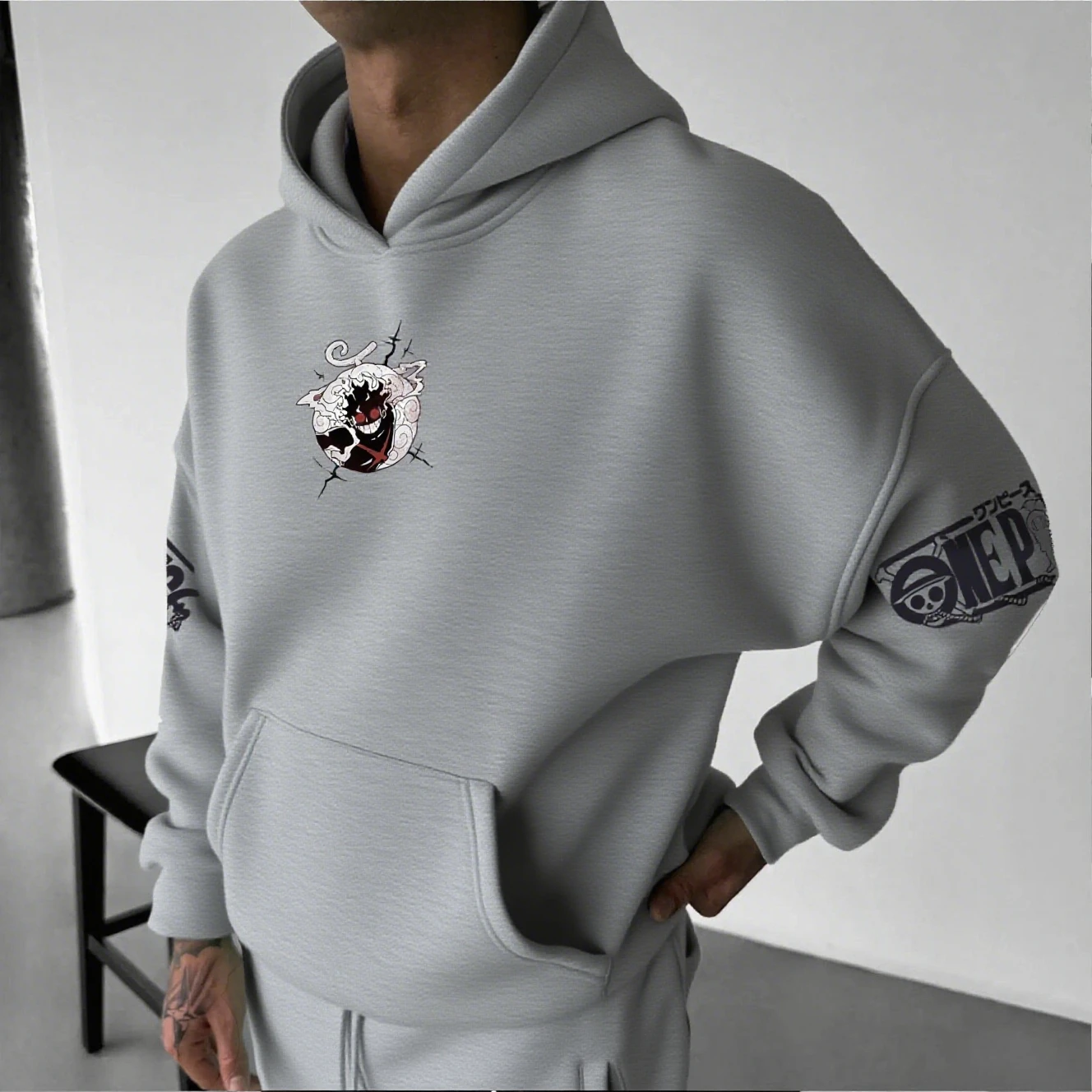 One Piece Luffy Anime Hoodie man women Pullover Sweatshirt Streetwear Casual Autumn spring Cosplay Long Sleeve Tops photo 3
