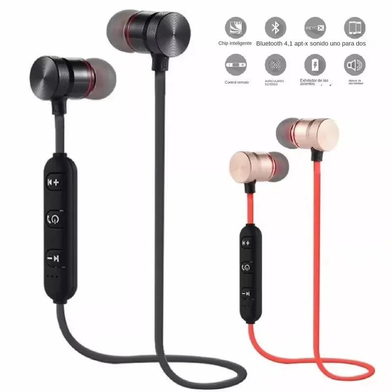 XT11 Bluetooth 4.2 Wireless Earphone Sports Headset Waterproof Earbuds Neckband Magnetic Headphone With Mic For Samrtphones photo 3
