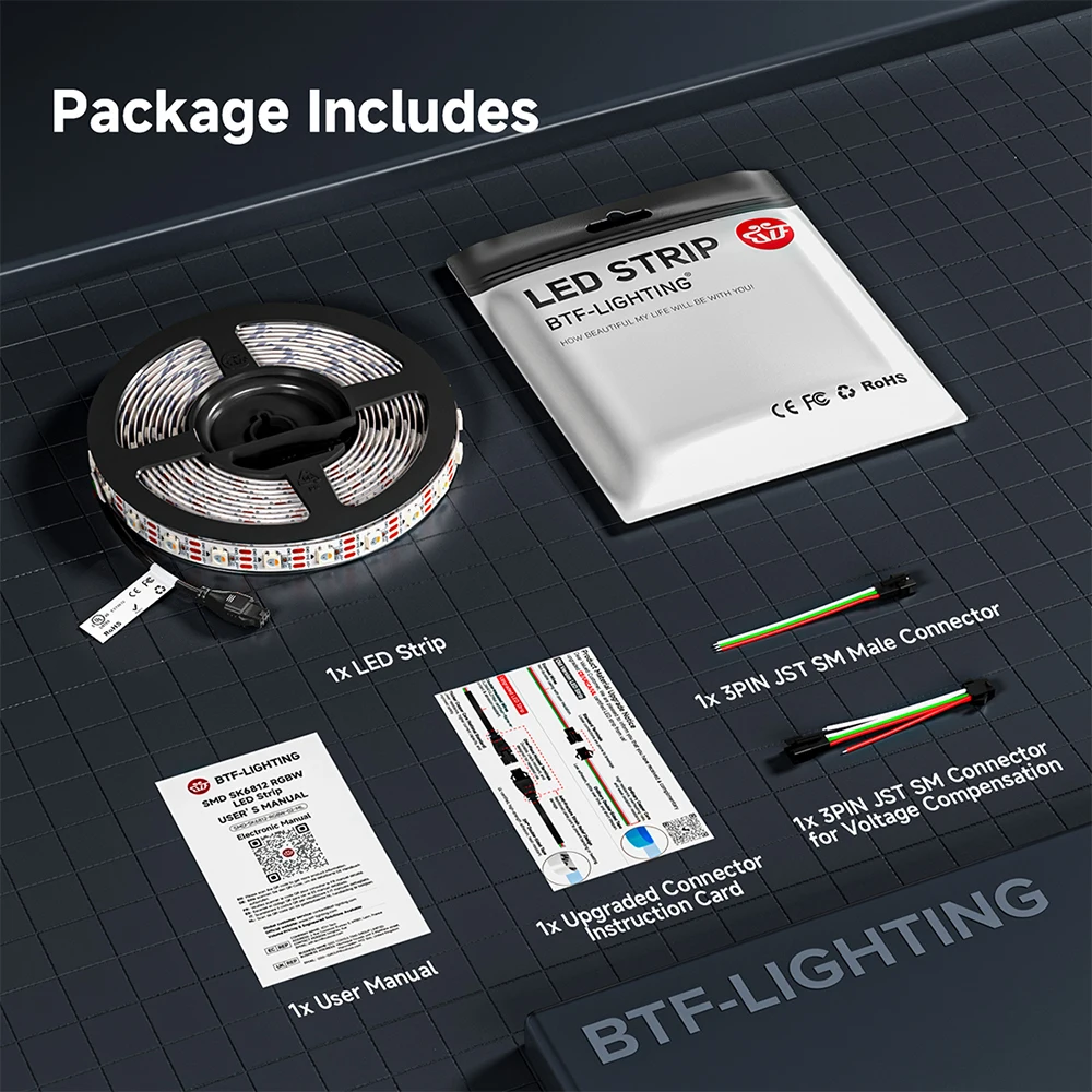 5V SK6812 RGBW Led Strip Light 4 in 1 Similar WS2812B 1m 4m 5m 30 60 144 LEDs Individual Addressable RGBWW Led Lights IP30 65 67 photo 3