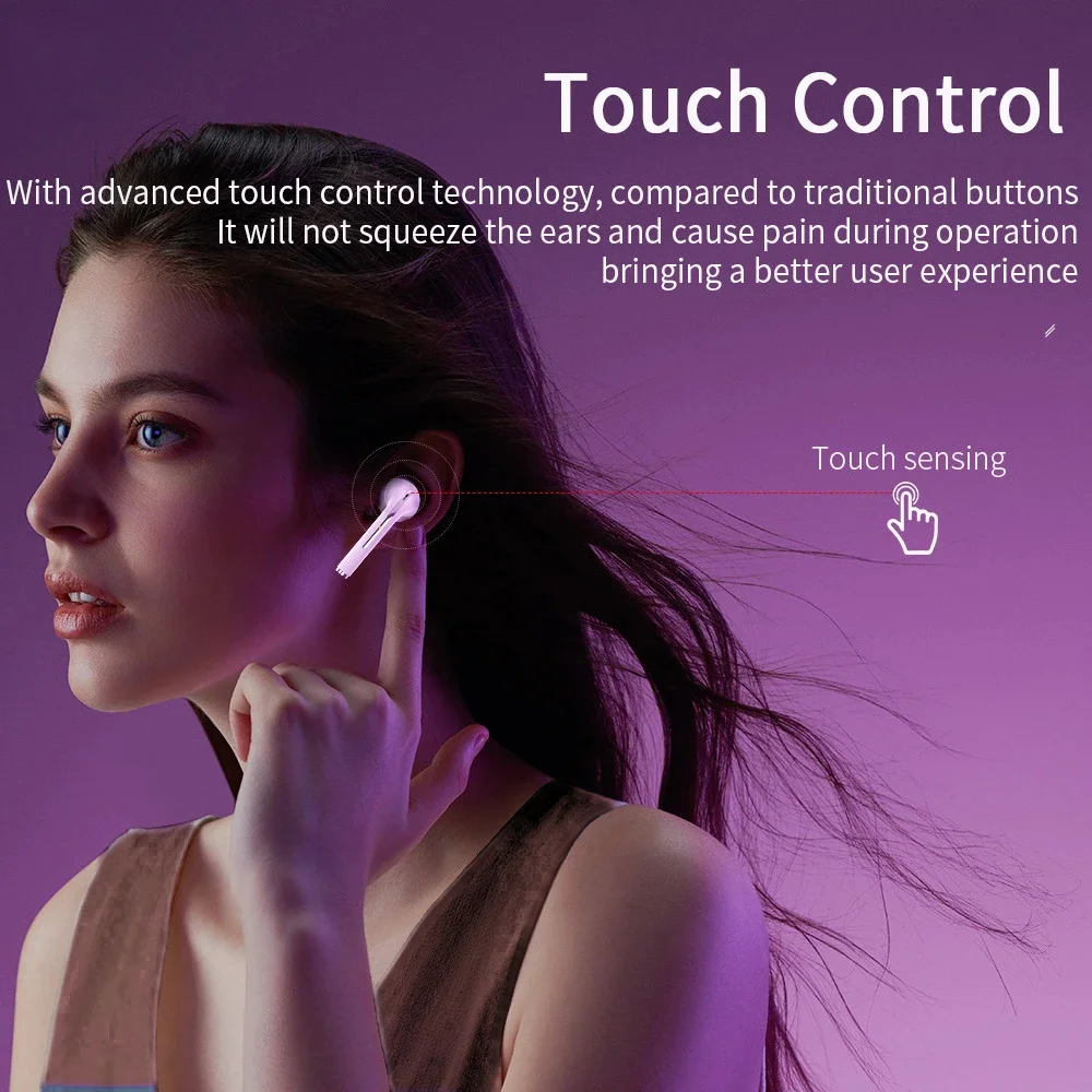 True Wireless Earphone Noise Cancelling Headphone HiFI Stereo Game With Micr ﻿TWS In Ear Earbuds Waterproof Headset photo 4