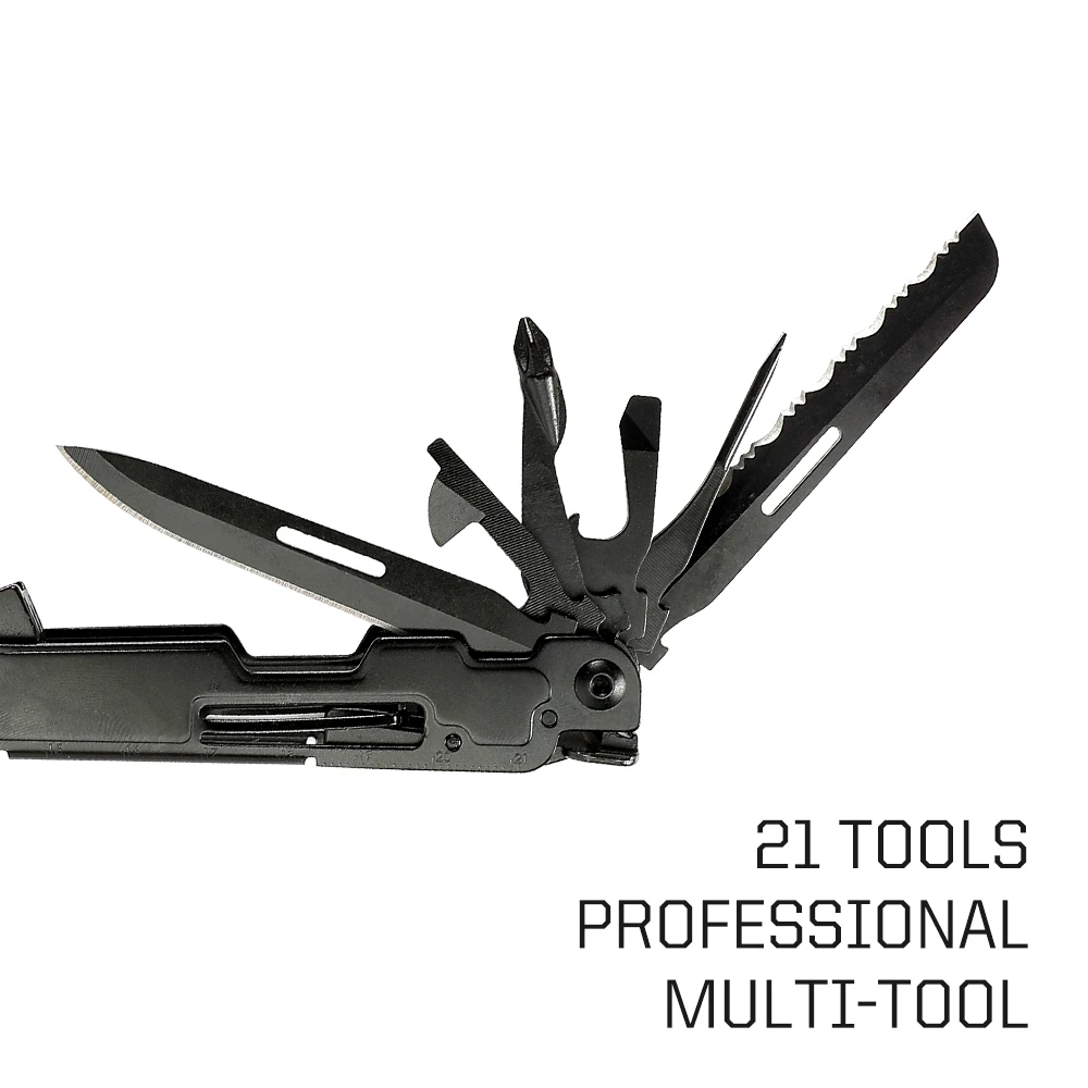 SOG PowerAccess Deluxe 21 in 1 Professional Multitool Pliers W/ Sheath, Knife, Portable EDC Tools Kit, Survival Camping Supplies photo 5