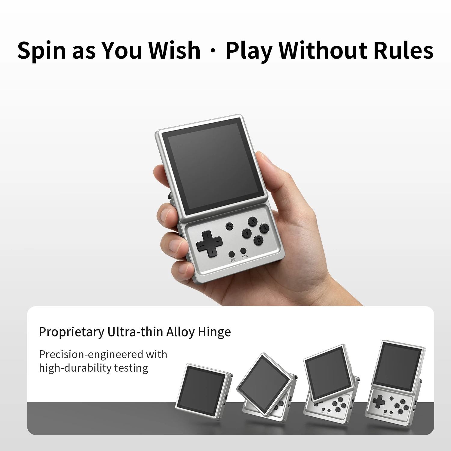 Anbernic RG Rotate Retro Handheld Game Console Android 12 T618 IPS Screen Game Emulator 3GB+32GB WiFi Portable Gaming Device photo 2