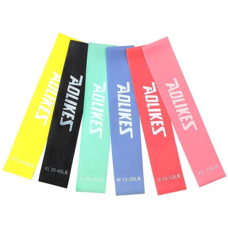 Colorful Tension Belt Elastic Belt Yoga Fitness Tension Ring Plastic Leg Core Sports Gym Home Exercise Ring Resistance Belt Suit photo 3