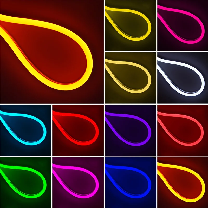USB RGB Neon Strip Lights With 24Keys Remote Control, Flexible Rope Lights Gaming Led Neon Light Strip RGB LED Neon Lights photo 4