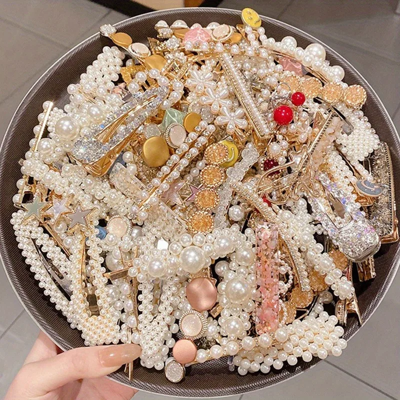 10 Pcs/set Women's Fashion Hair Accessories High-quality Resin Hair Clips Suitable For Daily Holiday Wear Girl Jewelry Hair Clip photo 2