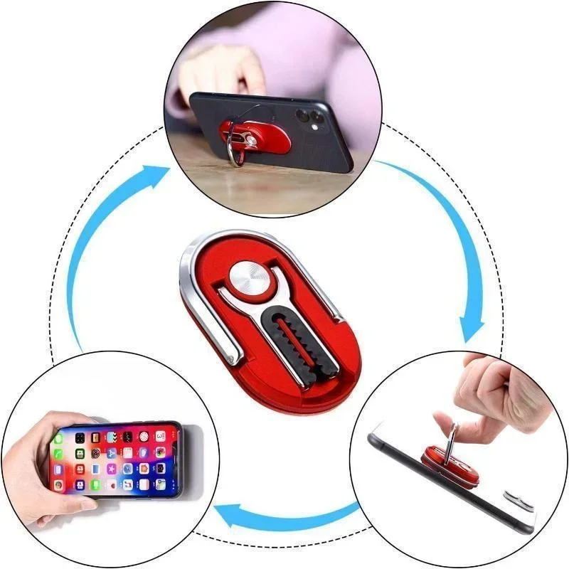 360 Degree Ring Holder Phone Stand Universal Multipurpose Mount Car Air Vent Stand Ring Phone Holder photo 6