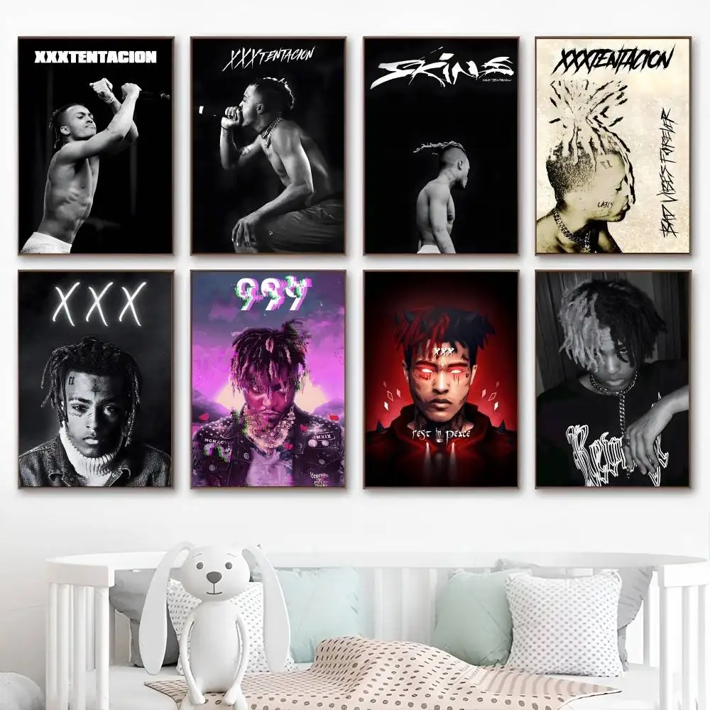XXXTentacions 17 Anime Posters Sticky Decoracion Painting Wall Art White Kraft Paper Wall Decor photo 6