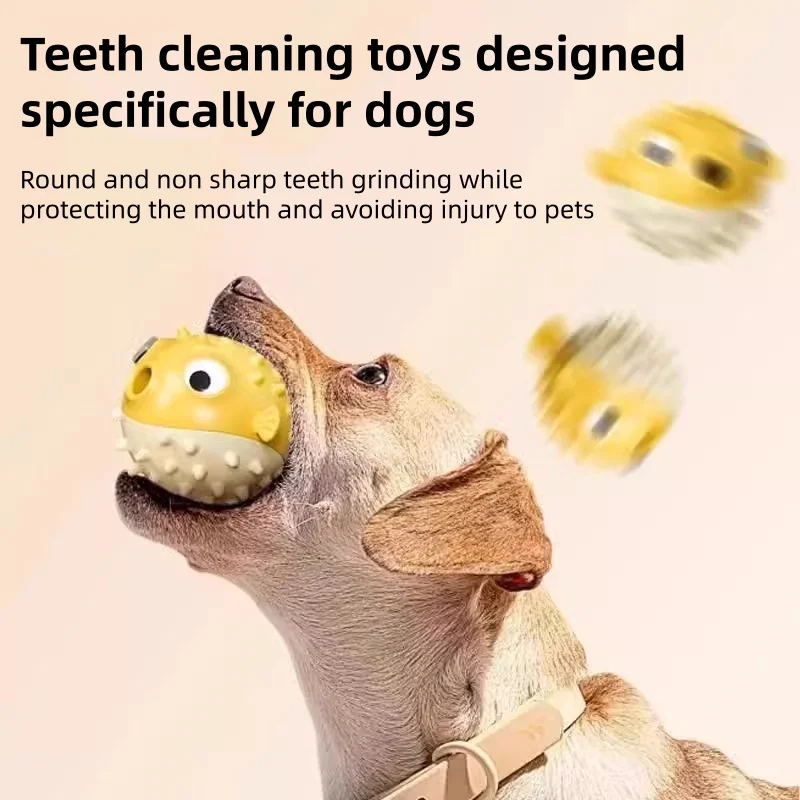 Interactive Bouncing Fish Treat Dispenser Dog Toy Slow Feeder Puzzle Self Play Boredom Relief For Dogs And Cats Pet Toys Home photo 2