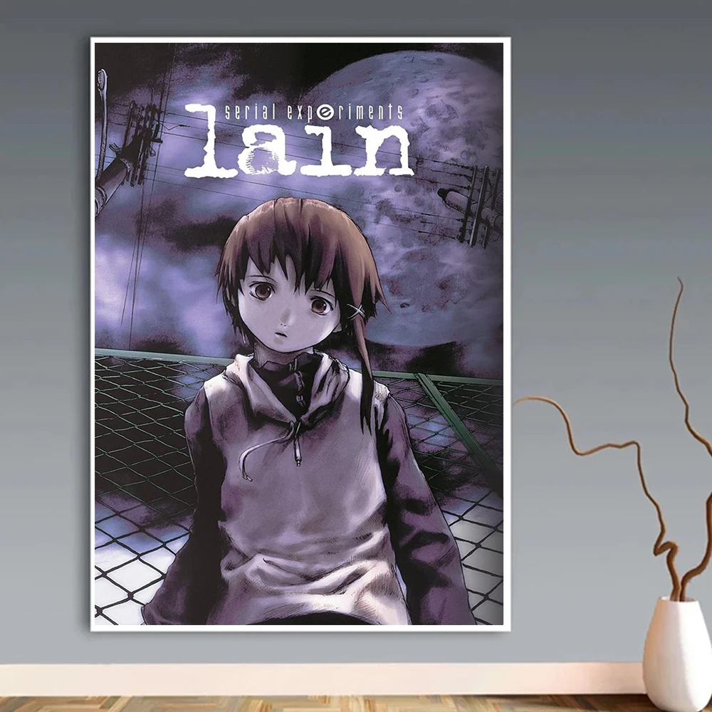 Anime Serial Experiments Lain Poster Print For Bedroom Living Room Japanese Anime TV Series Canvas Painting Wall Art Home Decor photo 3