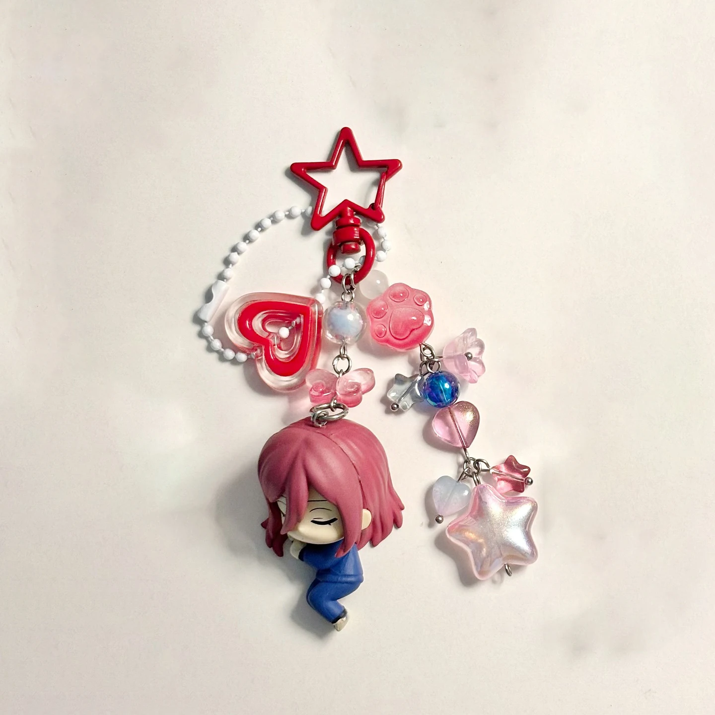 Handmade anime characters animeaccessories /bachira /itoshirin /chigiri /isagi /seishironagi sleeping figure bag charms keychain photo 4