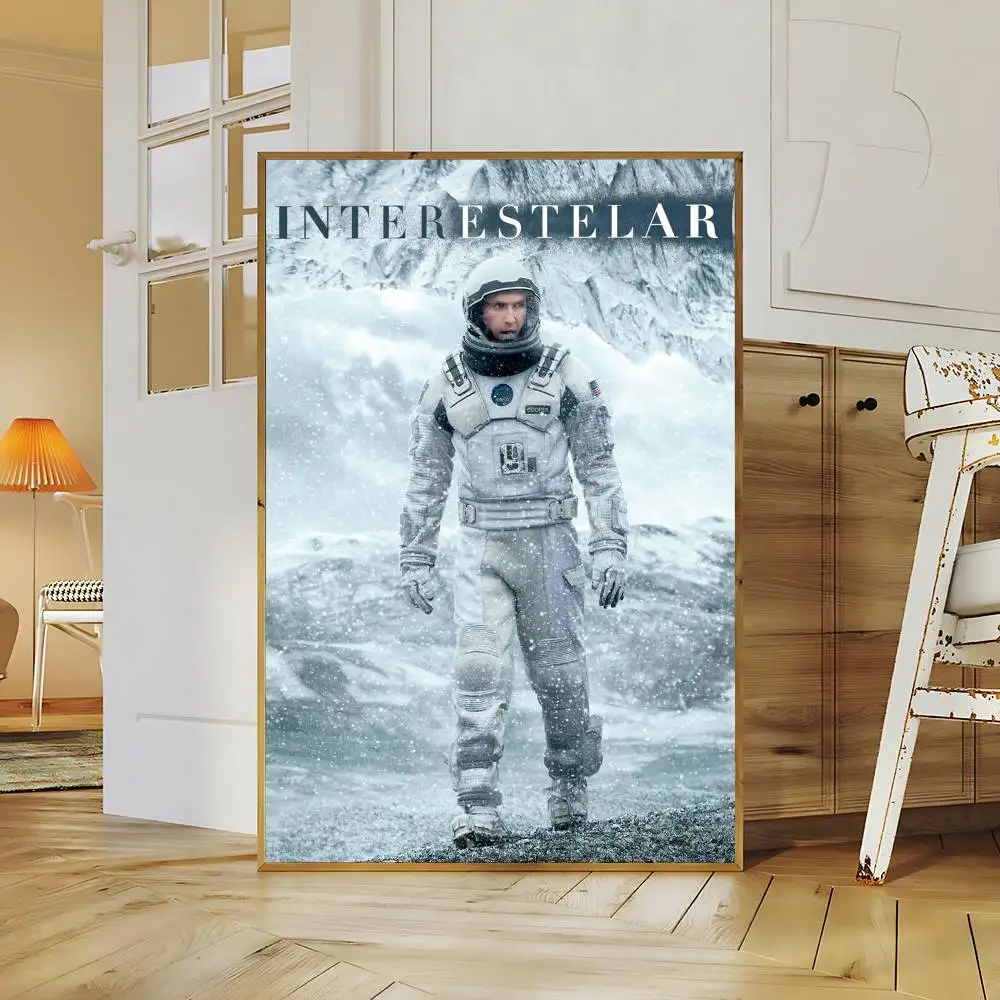 Interstellar Movie Anime Posters Sticky HD Quality Wall Art Retro Posters For Home Kawaii Room Decor photo 2