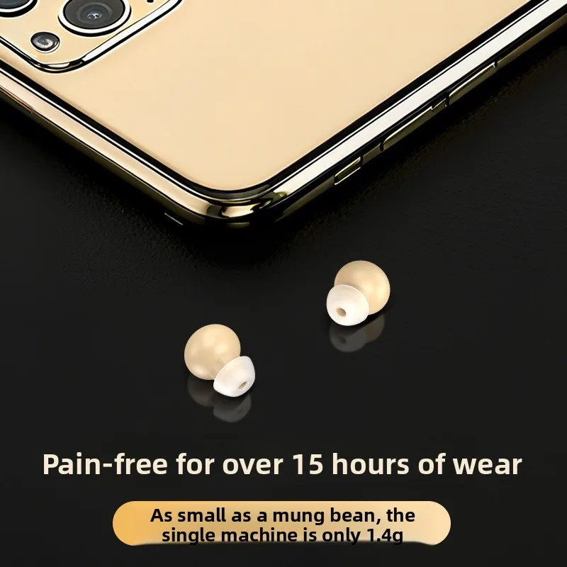 Mini Bean Sleep In-ear Wireless Bluetooth Headphone Ultralight Weight Power Display Earphone Comfortable Wear Sport Game Earbud photo 3
