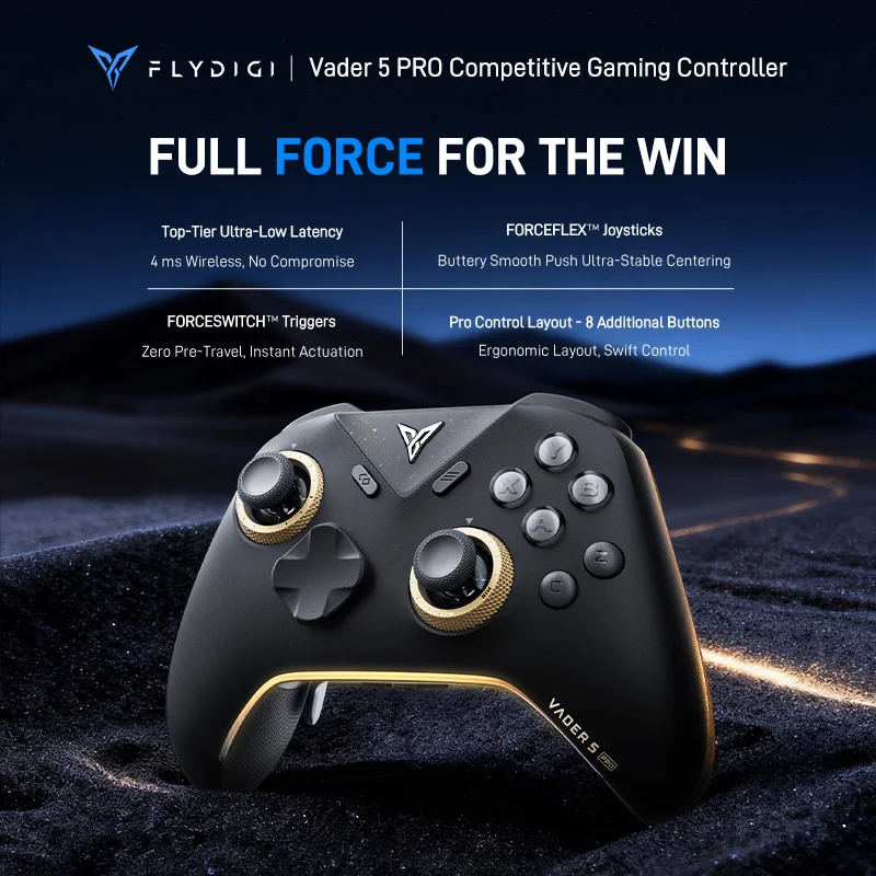 In Stock Flydigi Vader 5 Pro V2 Global Version Wireless Bluetooth Gamepad Controller Multi-Platform for PC NS2 Mobile Steam photo 1